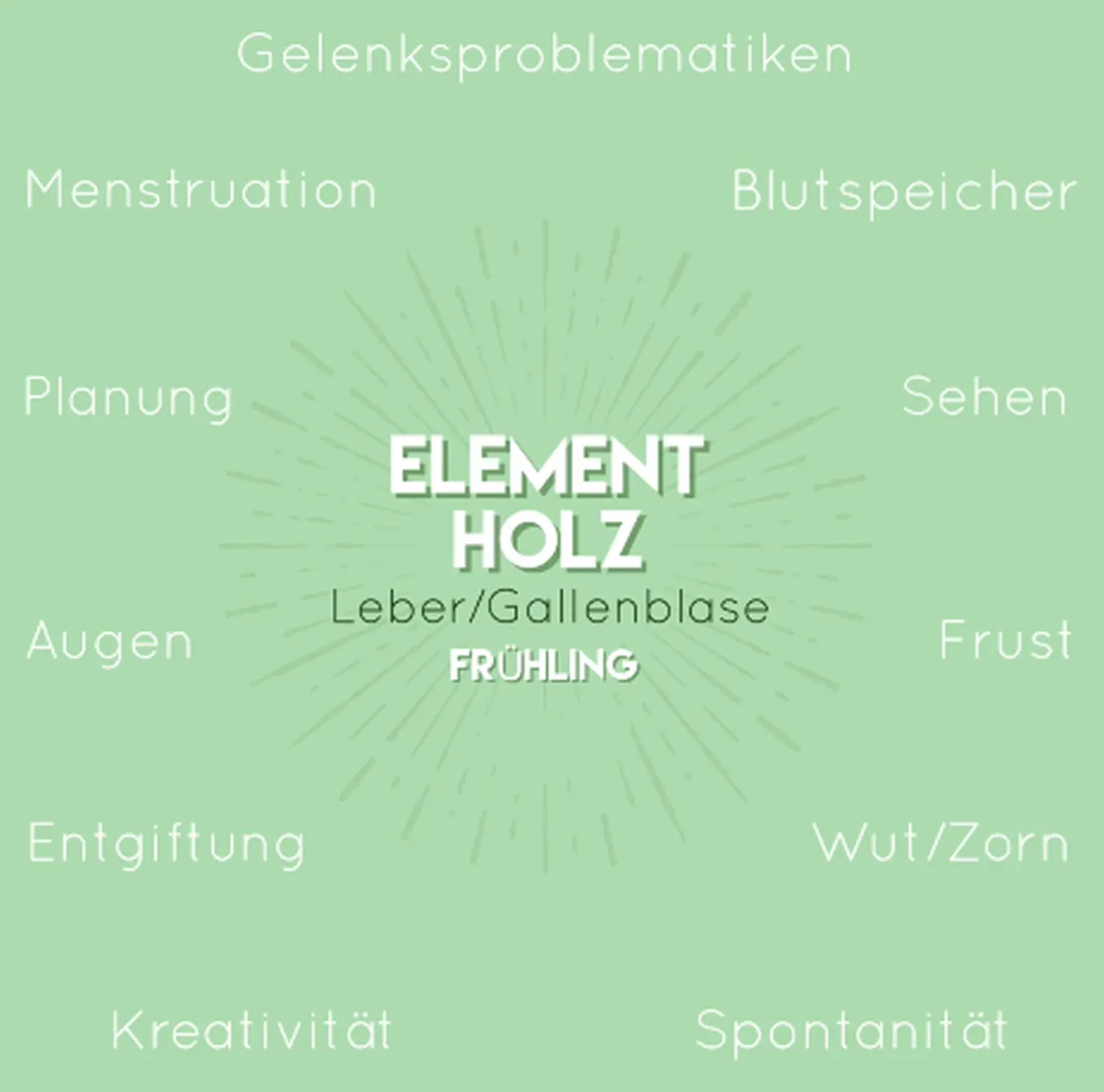 Das Element HOLZ von Heilpraxis Verago